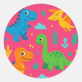 Redonda Pegatina de barra y palo