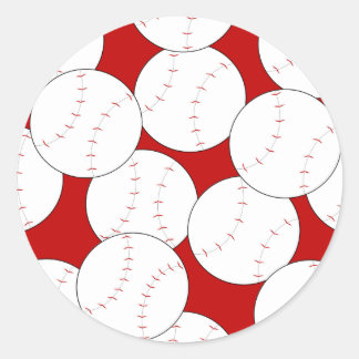 Redonda Pegatina de béisbol