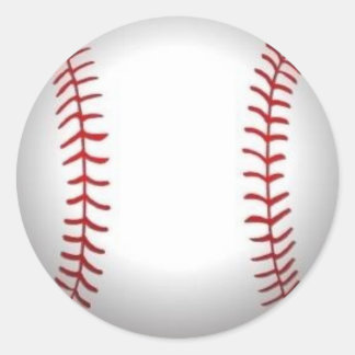 Redonda Pegatina de béisbol