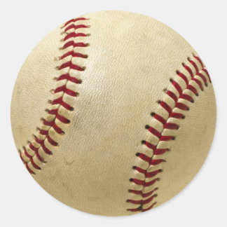 Redonda pegatina de béisbol