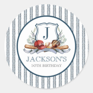 Redonda Pegatina de béisbol, favor del partido de béisbol