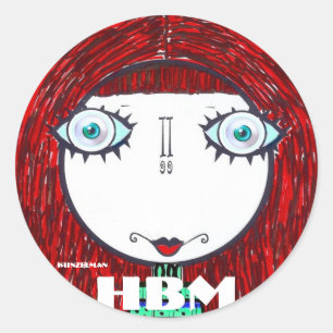 REDONDA PEGATINA DE BESSIE METTS DE HESTER