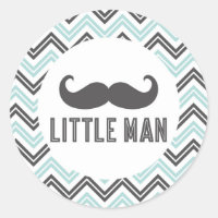 Pegatina de Bigote de Hombre Pequeño