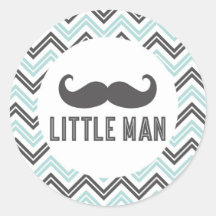 Pegatina de Bigote de Hombre Pequeño