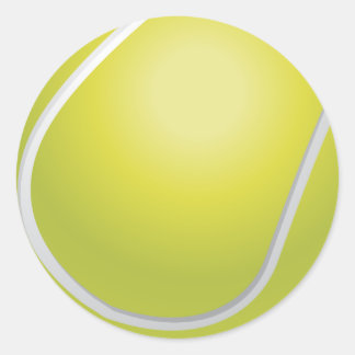 Redonda Pegatina de bolas de tenis