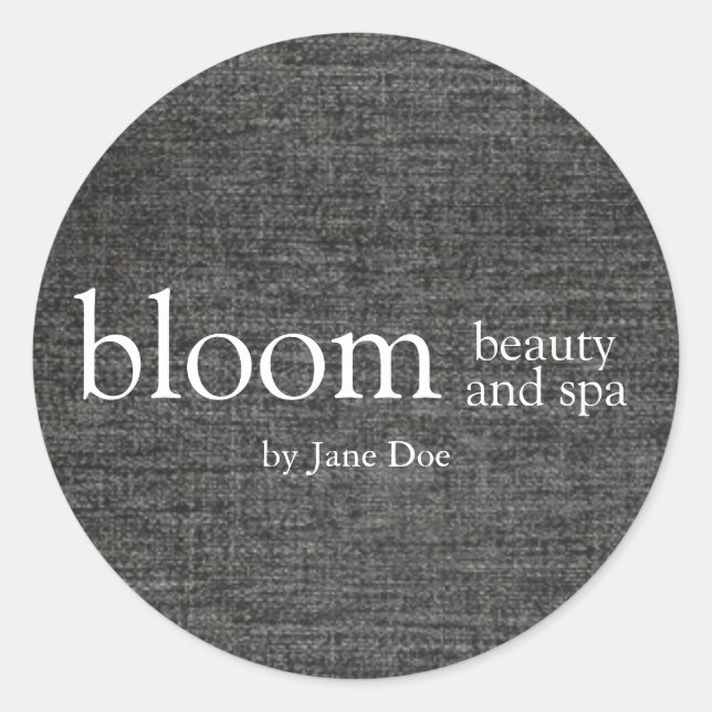 Redonda Pegatina de bolsa 1 (Anverso)