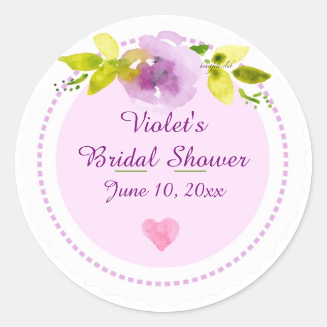 Redonda Pegatina de borde de estela (Anverso)