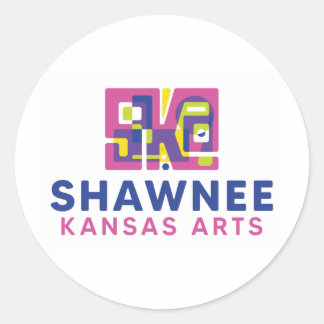 Redonda PEGATINA de caja SKA