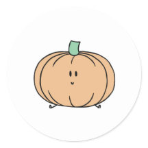 Pegatina de calabaza suave