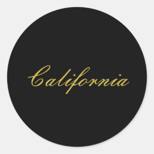 Redonda Pegatina de California