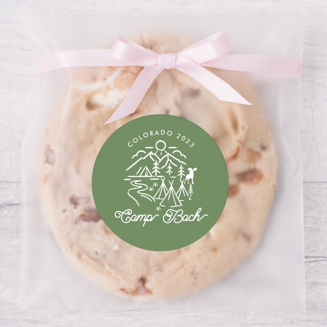 Redonda Pegatina de Camp Bachelorette (Subido por el creador)