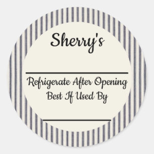 Redonda Pegatina de canalización de Personalizado de tiras