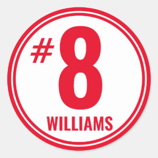 Redonda Pegatina de casco personalizado