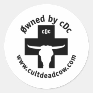 Redonda pegatina de cDc