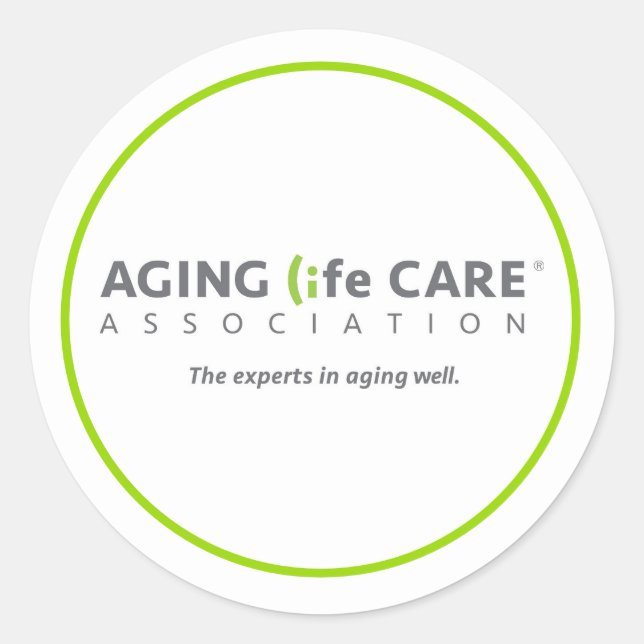 Redonda PEGATINA de círculo ALCA (Anverso)