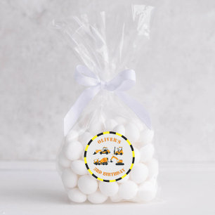 Redonda Pegatina de Círculo de Fiesta de Construcción de D