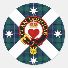 Redonda Pegatina de Clan Douglas Australia