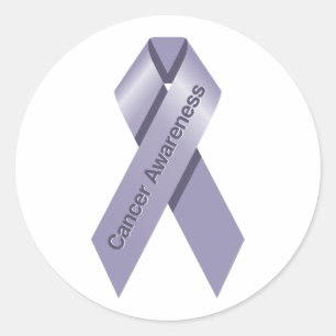 Redonda Pegatina de Conciencia sobre el Cáncer
