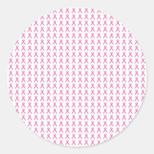 Redonda Pegatina de Concienciación sobre el Cáncer de Mama