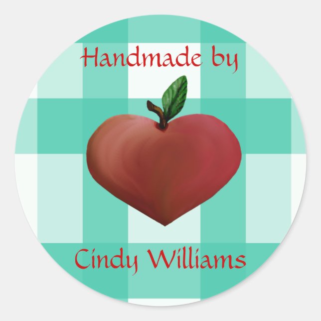 Redonda Pegatina de controles de país (Anverso)