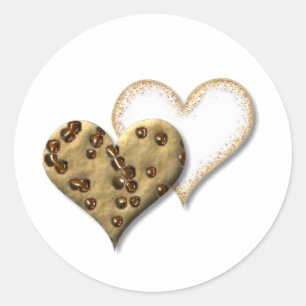 Redonda Pegatina de cookies de chocolate