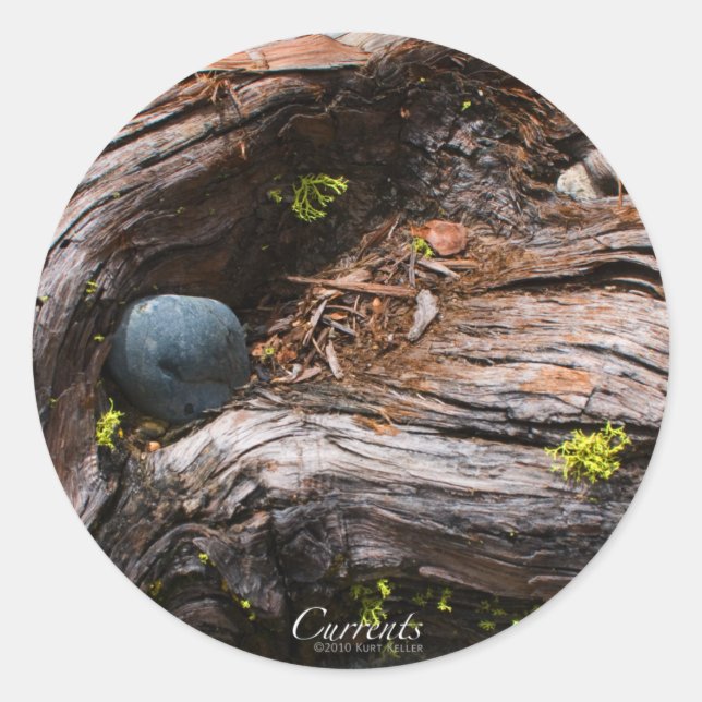 Redonda Pegatina de corrientes (Anverso)