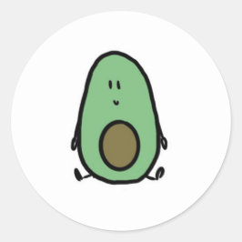 Redonda Pegatina de corte