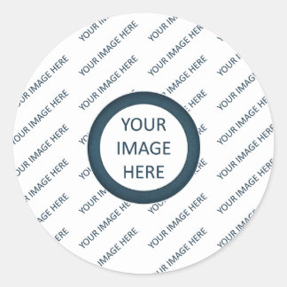 Redonda Pegatina de creaciones imprimibles