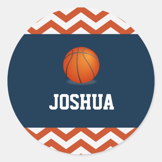 Redonda Pegatina de cumpleaños de niño con tema de béisbol (Anverso)