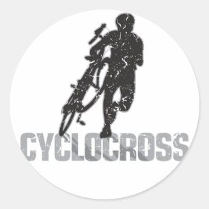 Redonda Pegatina de Cyclocross