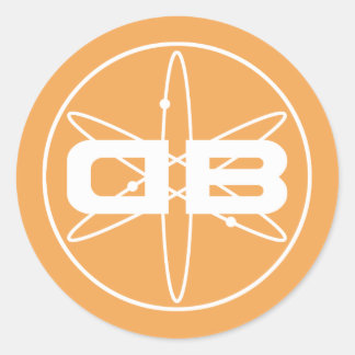 Redonda Pegatina de Debunker Bunker