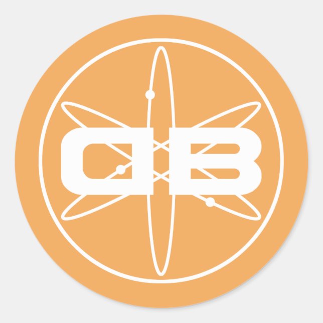 Redonda Pegatina de Debunker Bunker (Anverso)