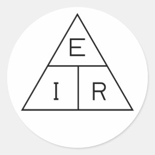 Redonda Pegatina de Derecho de Ohm