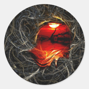 Redonda pegatina de deshielo