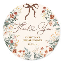 Pegatina de despedida de soltera Boho Wildflower F
