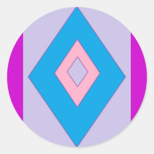 Redonda Pegatina de diamantes