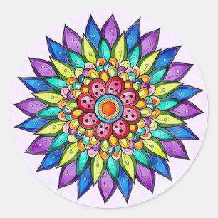 Redonda Pegatina de diseño