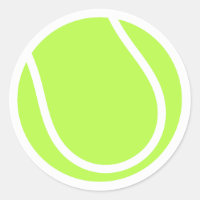 Pegatina de diseño de bolas de tenis