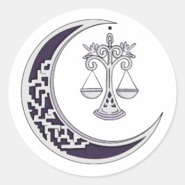 Redonda Pegatina de diseño de logotipos