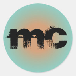 Redonda Pegatina de diseño de Matt Crook