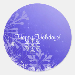 Redonda Pegatina de diseño de navidades