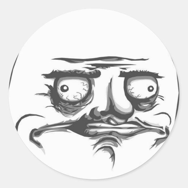 Redonda Pegatina de diseño dinámico de Me Gusta (Anverso)