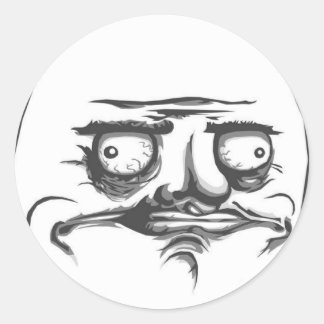 Redonda Pegatina de diseño dinámico de Me Gusta