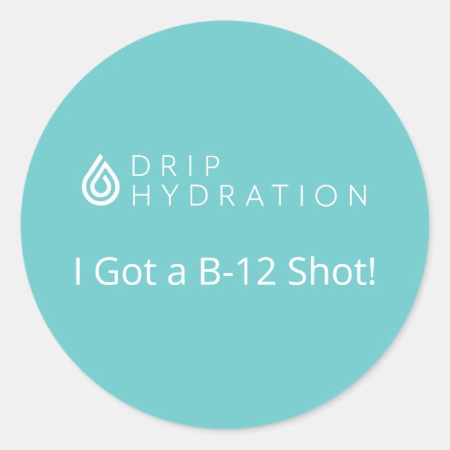 Redonda Pegatina de disparo B-12 (Anverso)