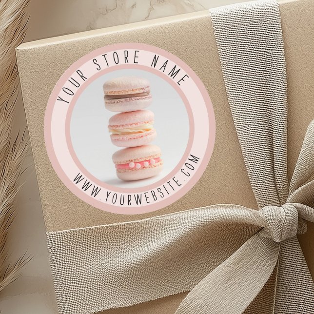 Redonda Pegatina de embalaje de panadería (Subido por el creador)