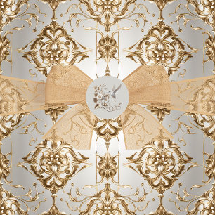 Redonda Pegatina de empaque de Hummingbird blanco