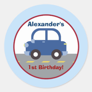 Redonda Pegatina de encargo redondo del favor de la ciudad