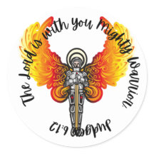 Pegatina de Escritura (Jueces 6:12)