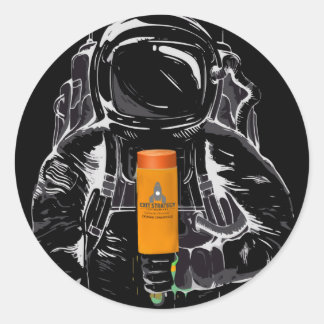 Redonda Pegatina de estrategia de salida