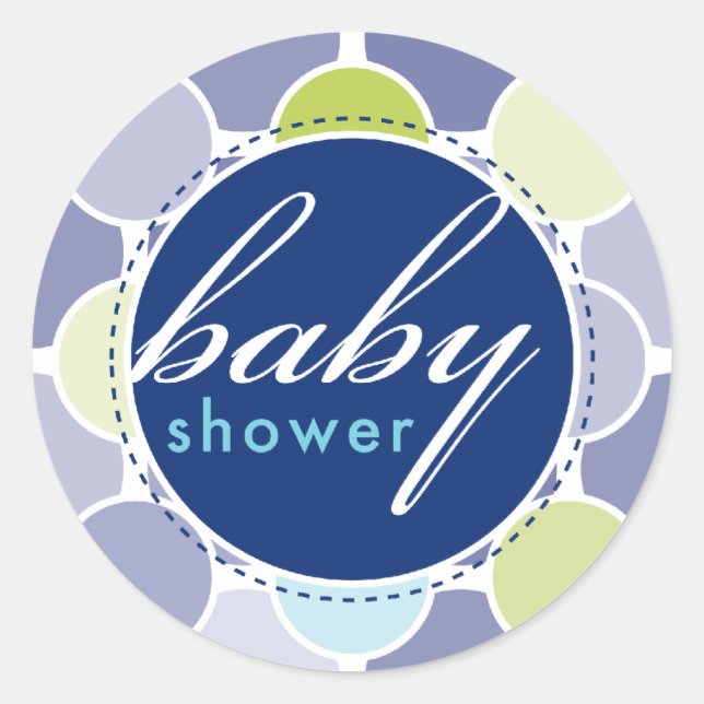 Redonda PEGATINA DE EVENTO :: puntos difusos 6 (Anverso)